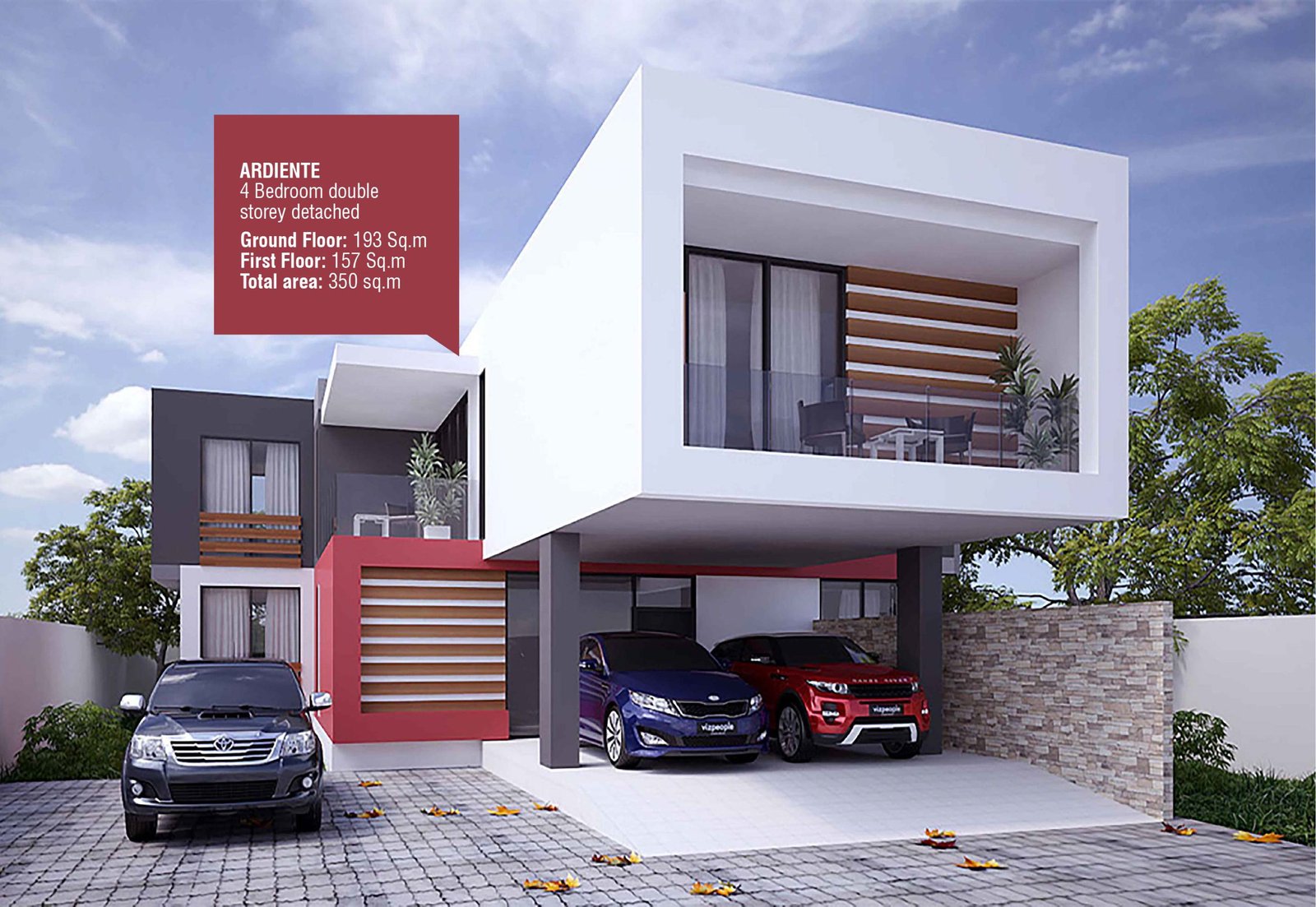 3-4 Bedroom Double Detached Houses